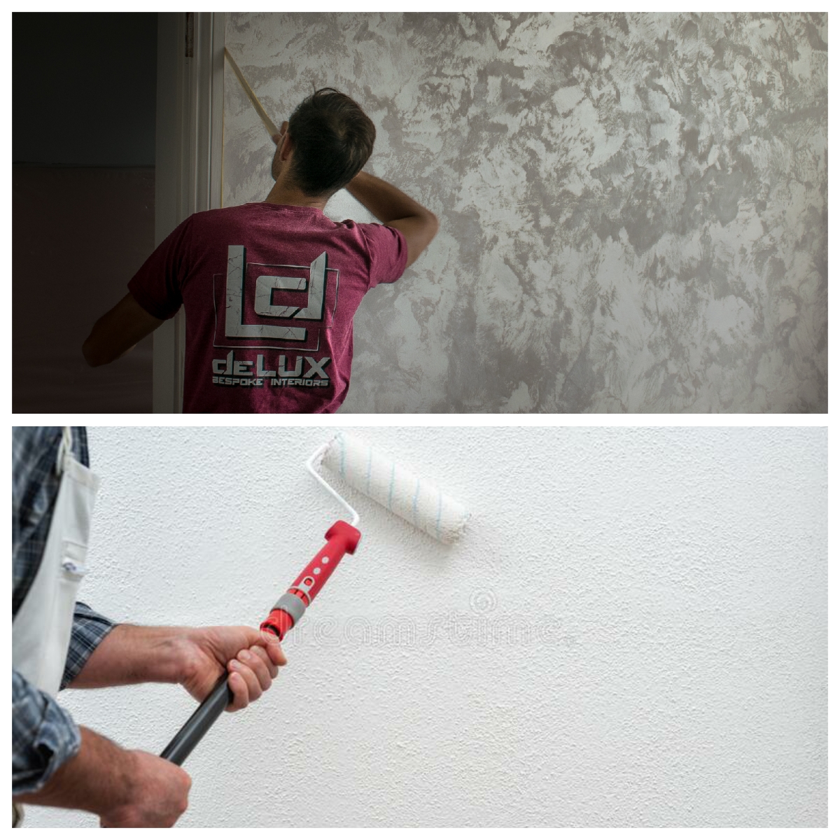 The difference between venetian plaster or paint